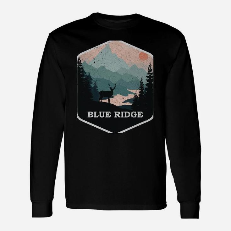Blue Ridge Georgia Ga Vintage Mountains Hiking Souvenir Sweatshirt Unisex Long Sleeve