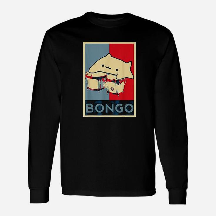 Bongo Cat For Hope Poster Unisex Long Sleeve