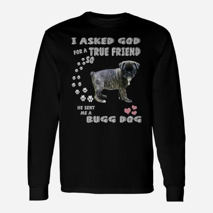 Boston Terrier Pug Costume, Pugin Dog Mom Dad, Cute Bugg Unisex Long Sleeve