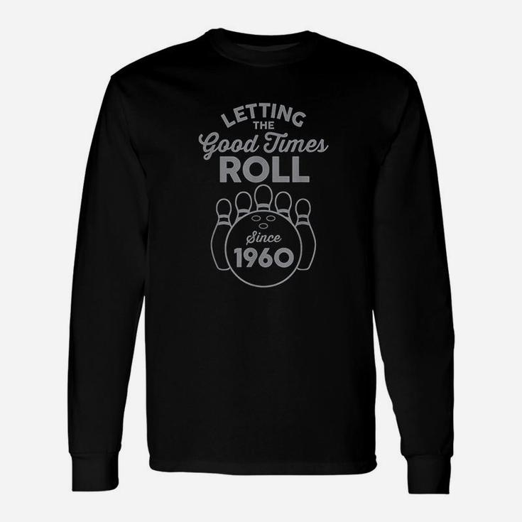 Bowling Gift For 61 Year Old 1960 61St Birthday Bowler Unisex Long Sleeve