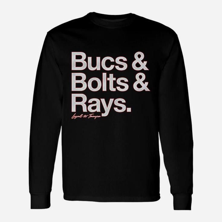 Bucs And Bolts And Rays Long Sleeve T-Shirt