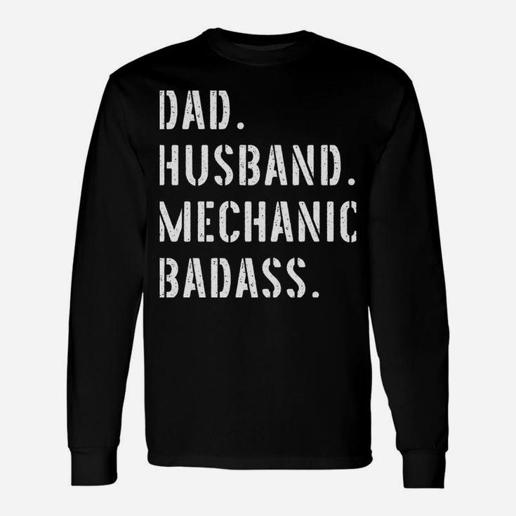 Car Mechanic Dad Gifts From Daughter Son Wife Unisex Long Sleeve