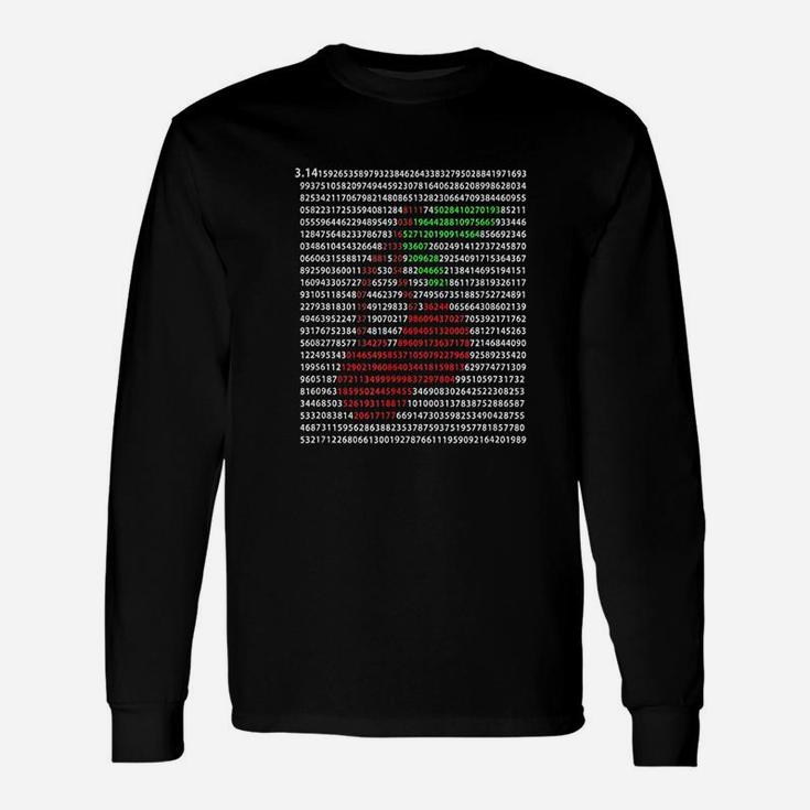Cherry Pi Day 3 Point 14 First 1000 Digits Pi Day Long Sleeve T-Shirt