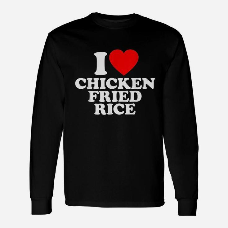 Chicken Fried Rice Love Heart Unisex Long Sleeve