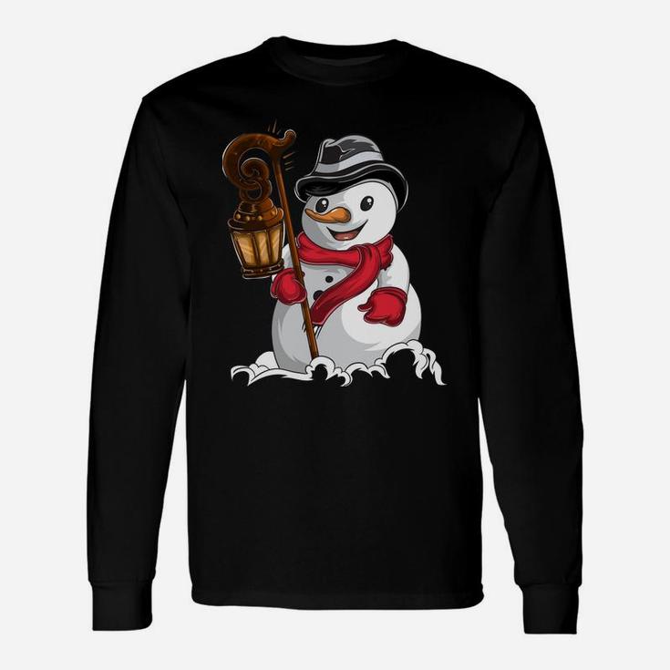 Christmas Gifts Winter Cartoon Snowman Unisex Long Sleeve