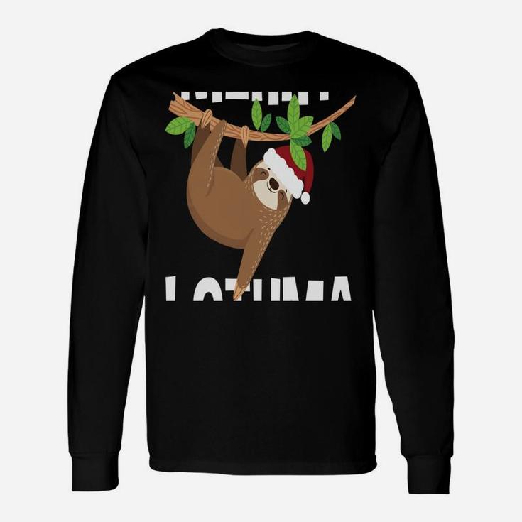 Christmas Merry Slothmas Sloth Animal Design Sweatshirt Unisex Long Sleeve