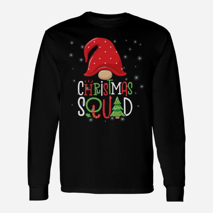 Christmas Squad Funny Xmas Gnome Family Matching Pajamas Unisex Long Sleeve