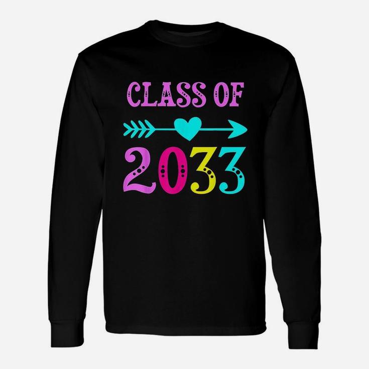Class Of 2033 Grow With Me For Teachers Students Unisex Long Sleeve