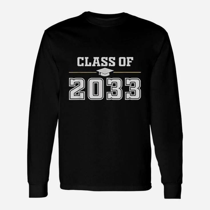 Class Of 2033 Grow With Me Graduation Unisex Long Sleeve