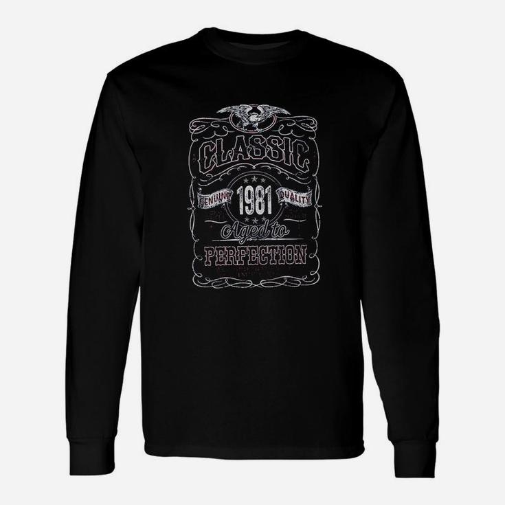 Classic 1981 Aged To Perfection Unisex Long Sleeve