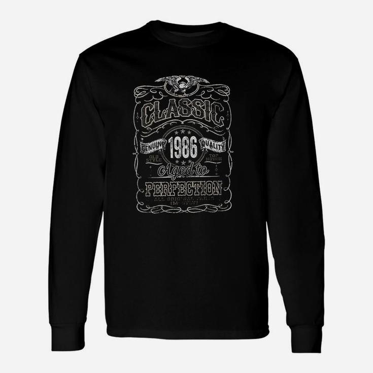 Classic 1986 Aged To Perfection Unisex Long Sleeve