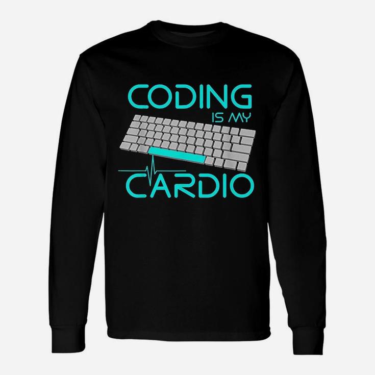 Coding Is My Cardio Unisex Long Sleeve