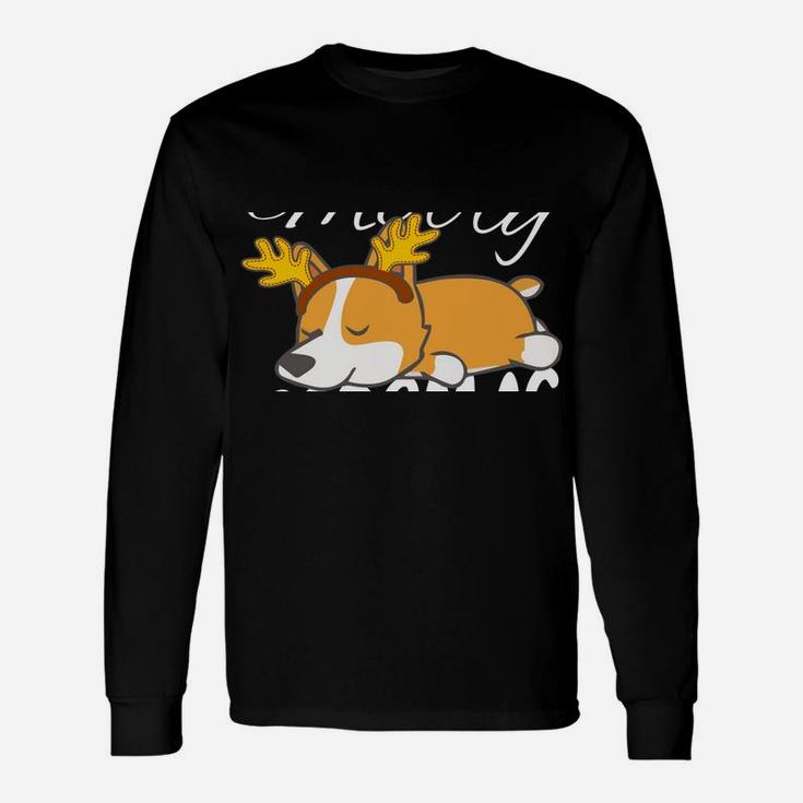 Corgi Lovers Dog Gifts Merry Corgmas Christmas Unisex Long Sleeve