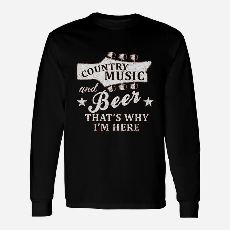 Country Music Beer Summer Unisex Long Sleeve