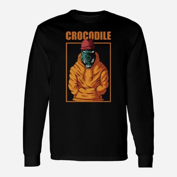 Crocodile Careful I Snap Long Sleeve T-Shirt