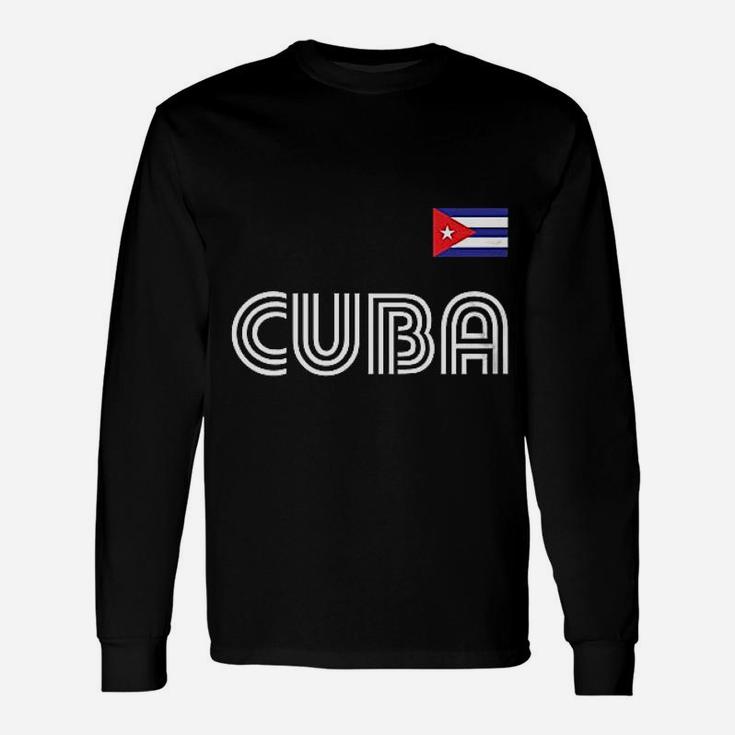 Cuba Soccer Unisex Long Sleeve