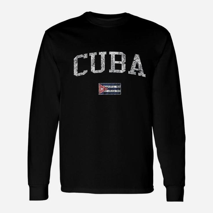 Cuba Vintage Sports Unisex Long Sleeve