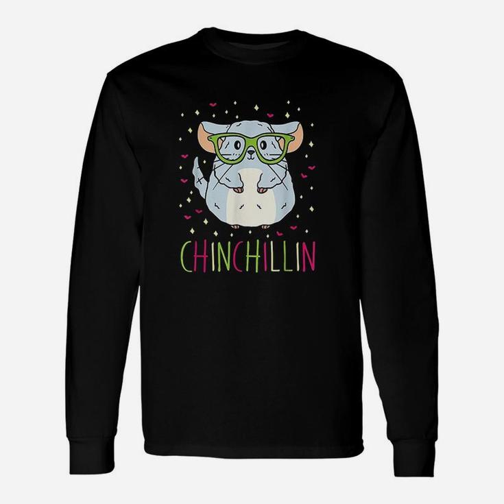 Cute Chinchillin Funny Pet Lover Unisex Long Sleeve