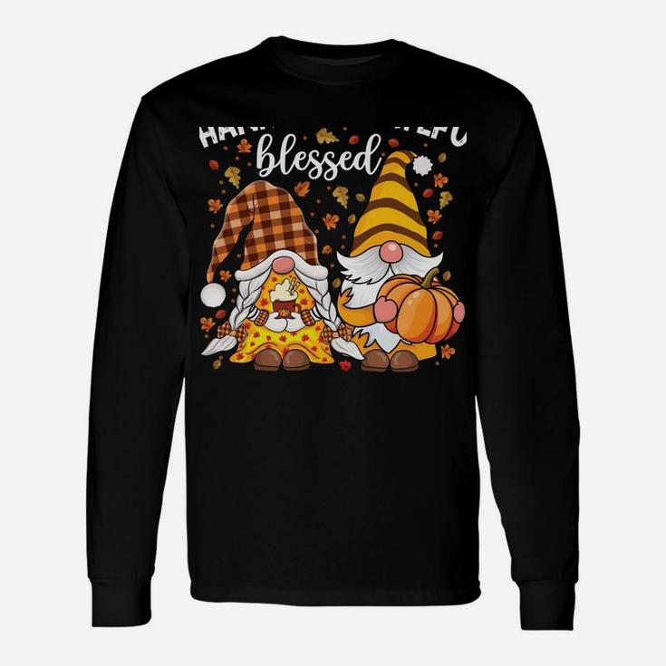 Cute Gnomes Couple With Pumpkin Spice Fall Yall Autumn Gnome Unisex Long Sleeve