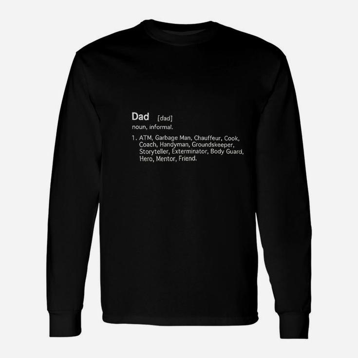 Dad Definition Fathers Day Unisex Long Sleeve