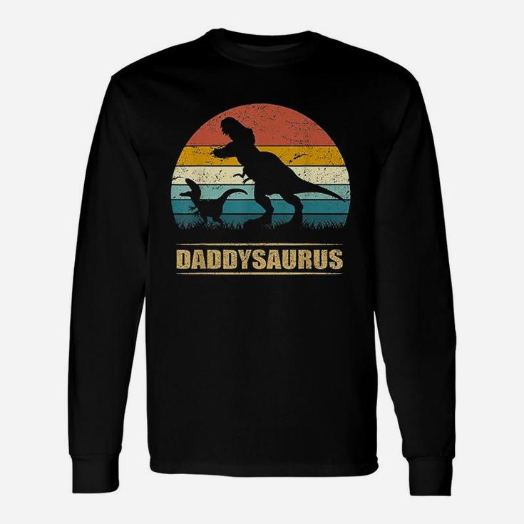 Daddysaurus Fathers Day Gifts T Rex Daddy Saurus Unisex Long Sleeve