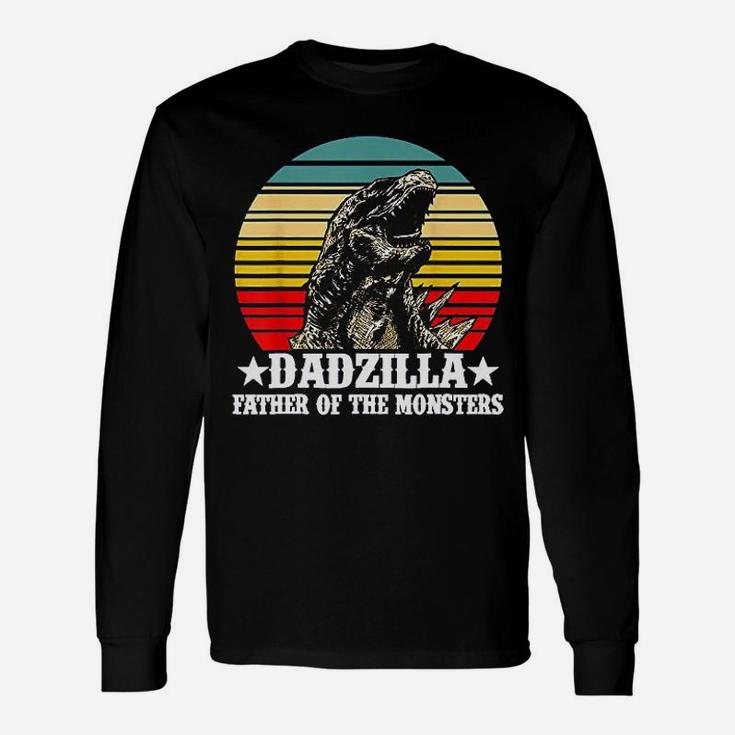 Dadzilla Father Of The Monsters Dinosaur Unisex Long Sleeve