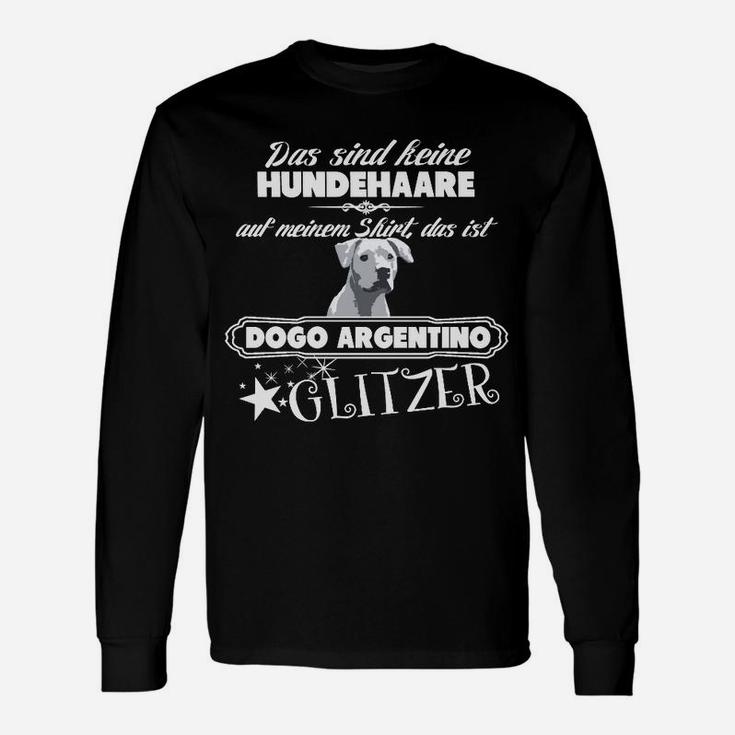 Dogo Argentino Glitzer Langarmshirts, Spruch für Hundeliebhaber