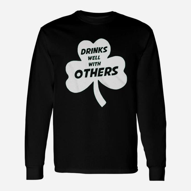 Drinks Well With Others Unisex Long Sleeve