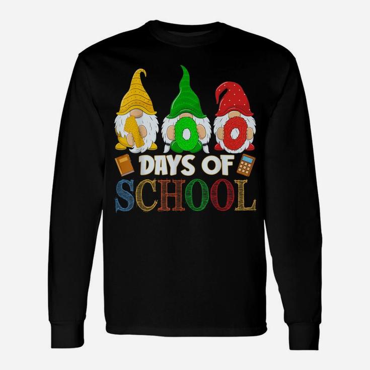Dy Cute Gnome 100Th Day Of School Gift Teacher Student Unisex Long Sleeve