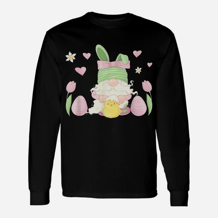 Easter Gnomes With Bunny Ears - Pastel Spring - Cute Gnome Unisex Long Sleeve