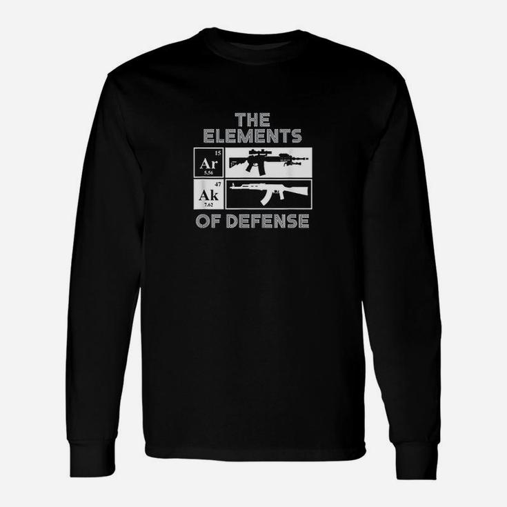 Elements Of Defense Periodic Table Unisex Long Sleeve