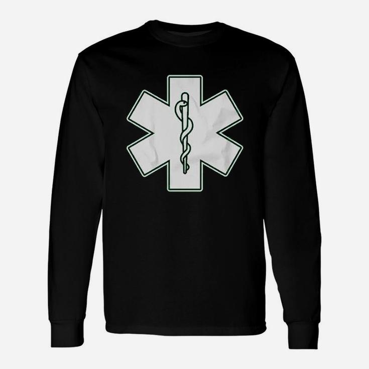 Ems Sign Emt Emergency Medical Technician Fitted Unisex Long Sleeve