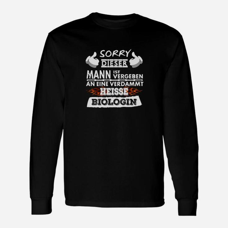 Entschuldigung Ein Biologin- Langarmshirts