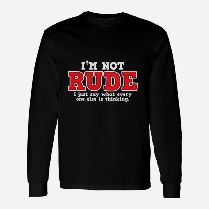 What Every One Else Is Thinking Long Sleeve T-Shirt What Every One Else Is Thinking Long Sleeve T-Shirt