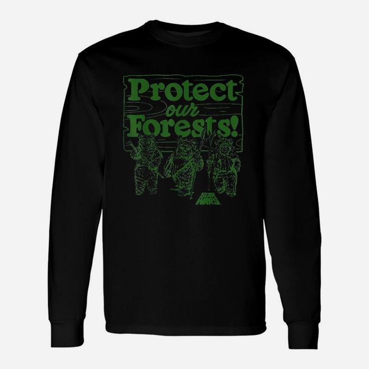 Ewoks Protect Our Forests Camp Graphic Unisex Long Sleeve