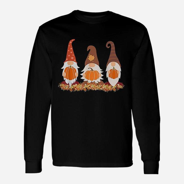 Fall Gnomes And Autumn Leaves Unisex Long Sleeve