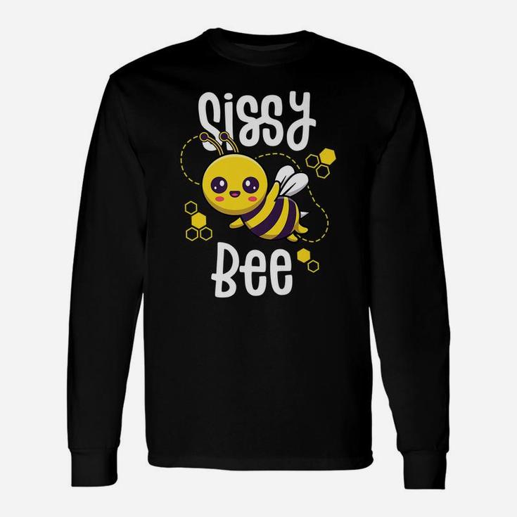 Family Bee Shirts Sister Sis Birthday First Bee Day Outfit Unisex Long Sleeve