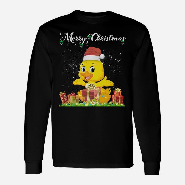 Family Matching Christmas Pajama Duck Lover Santa Xmas Gift Unisex Long Sleeve