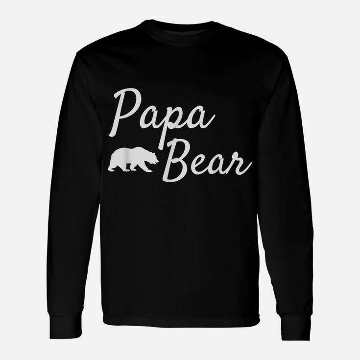 Fathers Day Gift From Daughter Son Kids Wife - Men Papa Bear Unisex Long Sleeve