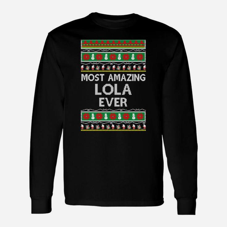 Filipino Gifts For Lola Ugly Christmas Gift Idea Sweatshirt Unisex Long Sleeve