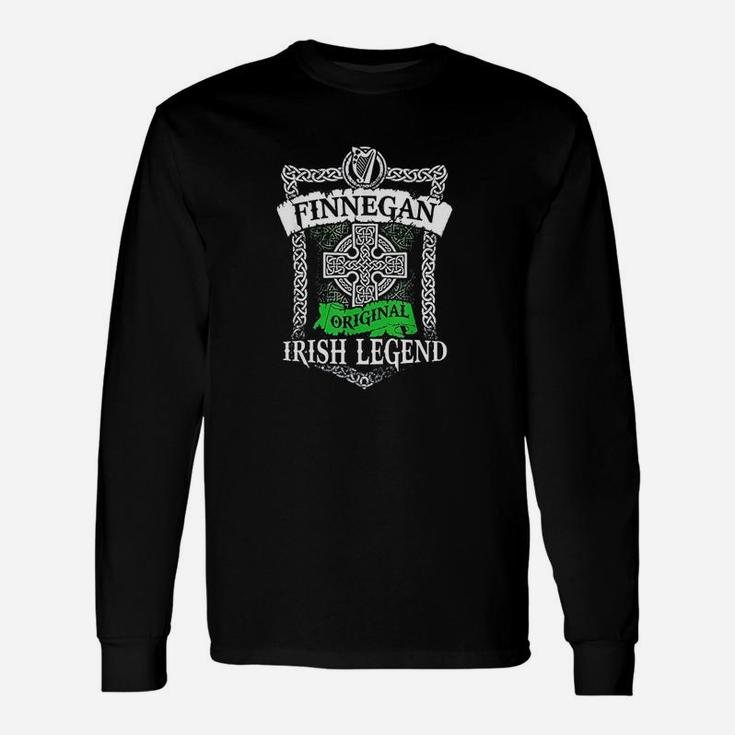 Finnegan Original Irish Legend Irish Name St Patricks Day Long Sleeve T-Shirt