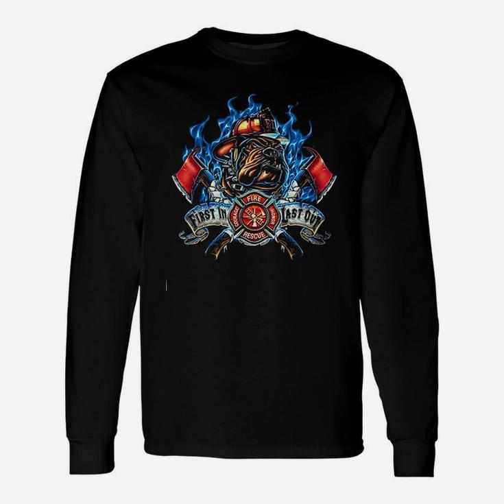 Firefighter StMicheal's Protect Us Unisex Long Sleeve