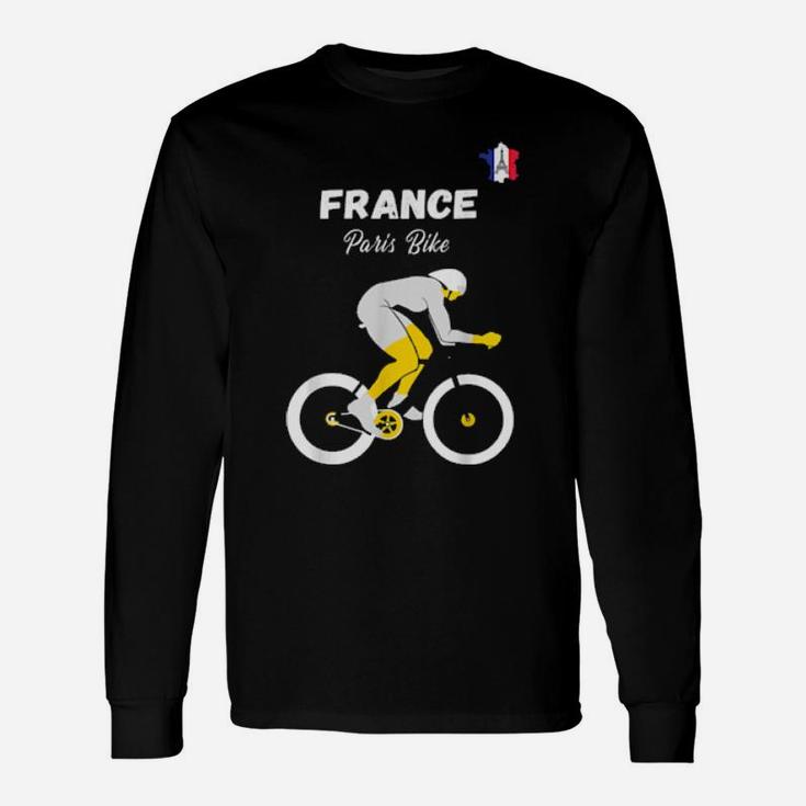 France Bike French Bicycle Racing Paris Bike Love Long Sleeve T-Shirt