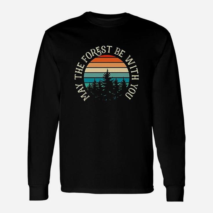 Fun May The Forest Be With You May The Fourth Hiker Long Sleeve T-Shirt