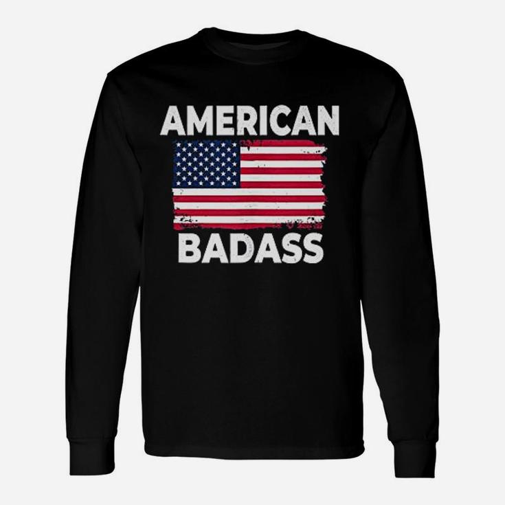 Funny 4Th Of July Gift American Badas Patriotic America Unisex Long Sleeve