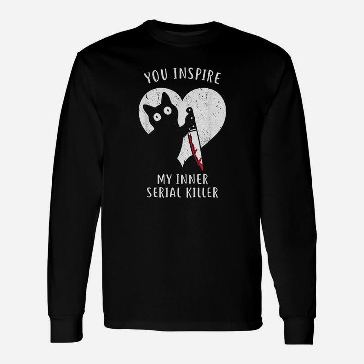 Funny Cat In Heart You Inspire Me Gifts For Cat Lovers Unisex Long Sleeve