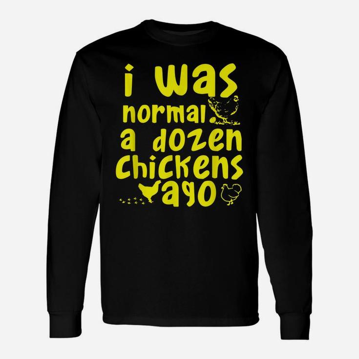 Funny Chicken Farm Farmer Ladies Country Crazy Chicken Lady Unisex Long Sleeve
