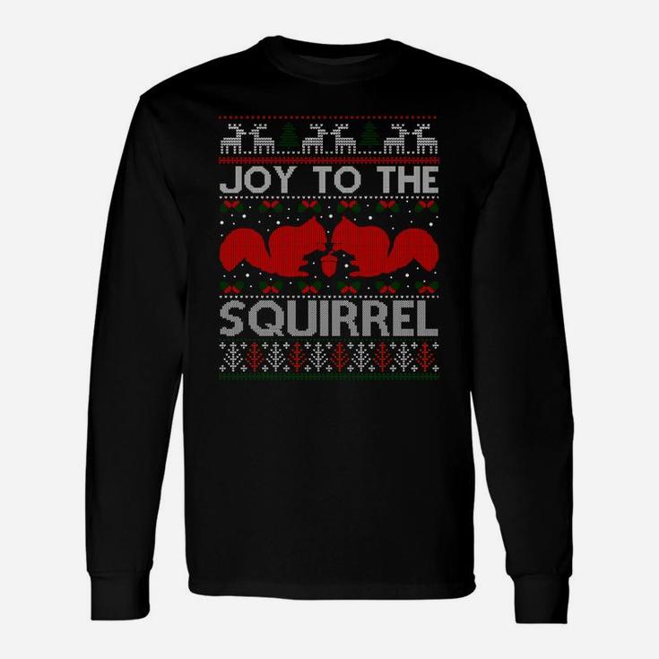 Funny Christmas Squirrel Ugly Xmas Sweater Sweatshirt Unisex Long Sleeve