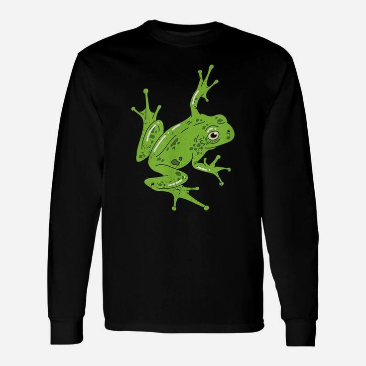 Funny Graphic Tree Frog Unisex Long Sleeve