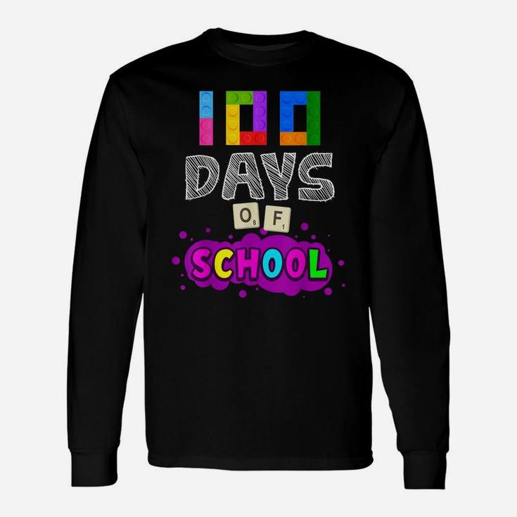 Funny Happy 100Th Day Of School Y'all Students Teachers Gift Unisex Long Sleeve